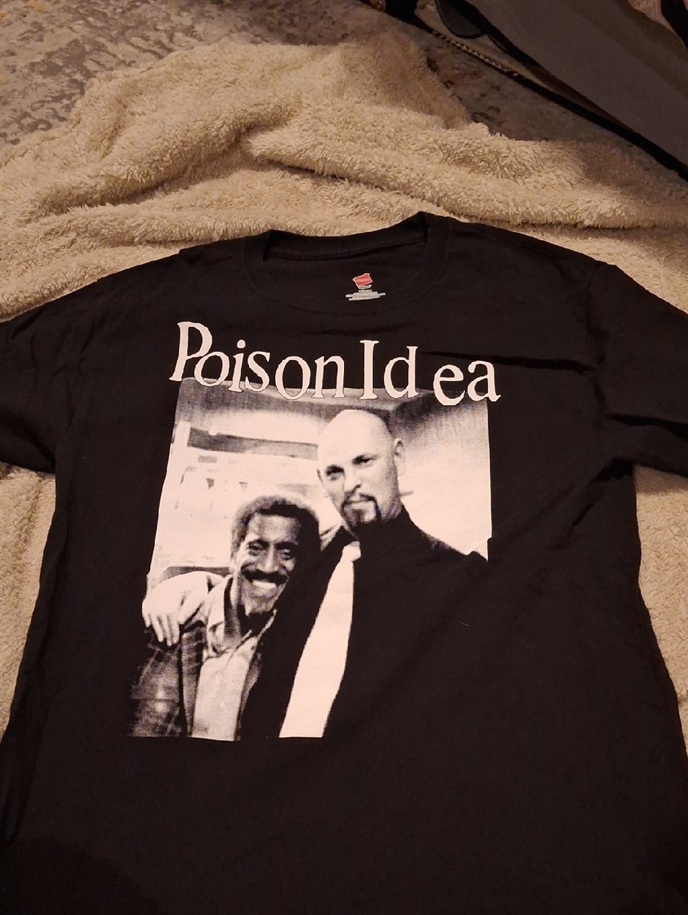 Hanes Black Poison Idea Band Graphic Tee